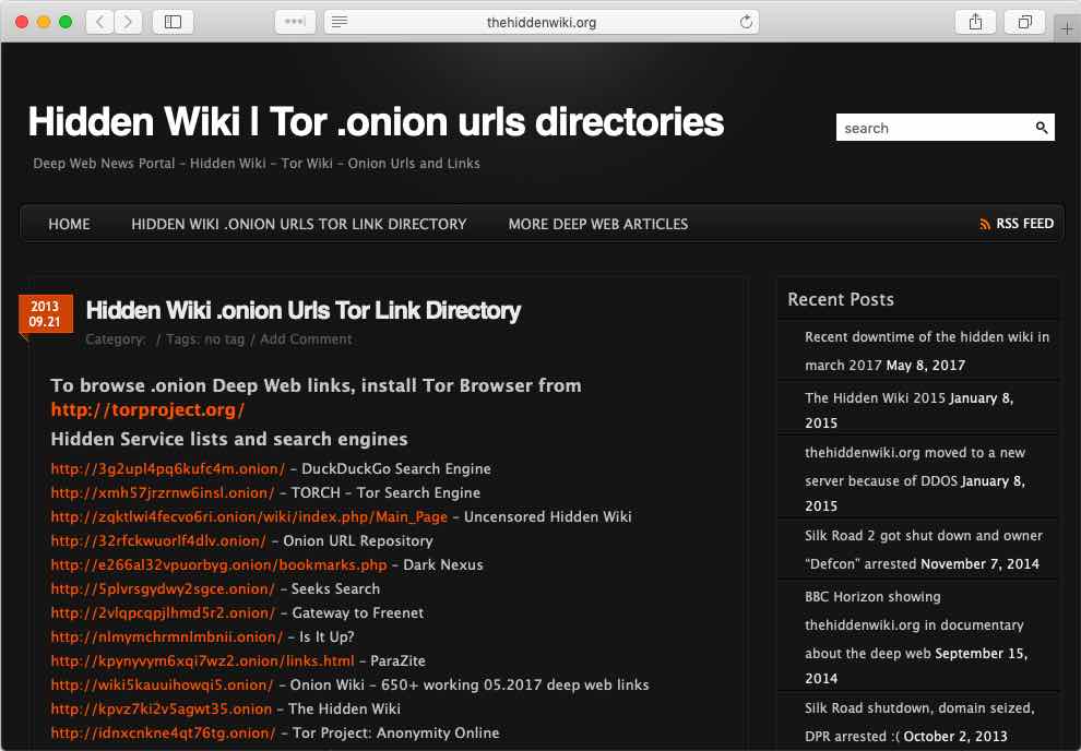 Onion Deep Web Wiki