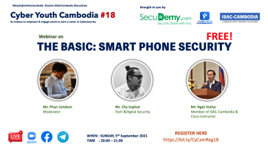 Cyber Youth Cambodia #18: Smart Phone Security